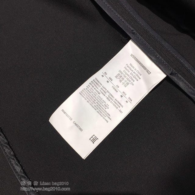 Armani男裝 19春夏新款西裝 阿瑪尼黑色男外套  tzy1610